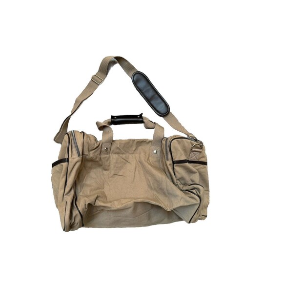 Calvin Klein Extra Large Duffle Bag Vintage Canvas Original Weekend Travel Bag - Picture 4 of 16
